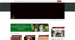Desktop Screenshot of chojnicemuzeum.pl